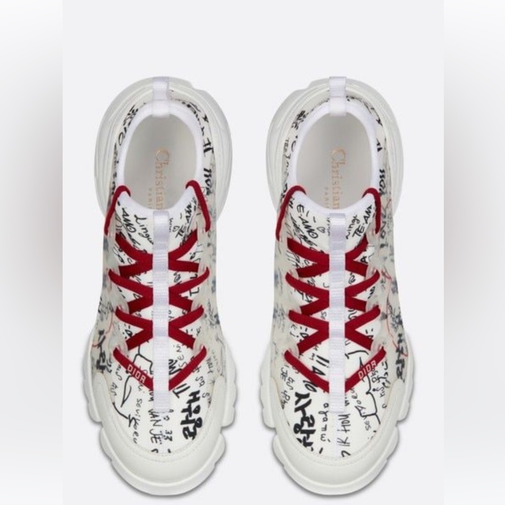 Dior Graffiti Sneakers-size 39